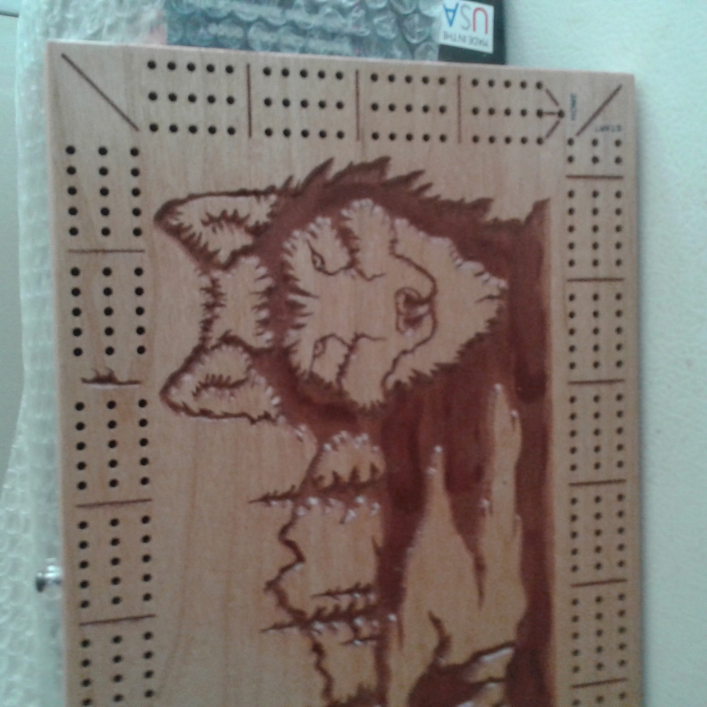 Handmade cribbage board - Picture 2 of 5